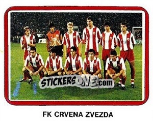 Cromo Team photo - Fudbal 1990-1991 - Decje Novine