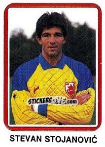 Sticker Stevan Stojanovic - Fudbal 1990-1991 n. 5 - Decje Novine