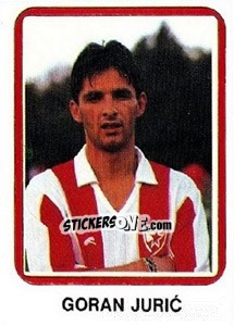 Sticker Goran Juric - Fudbal 1990-1991 - Decje Novine