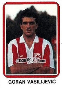 Figurina Goran Vasilijevic - Fudbal 1990-1991 - Decje Novine