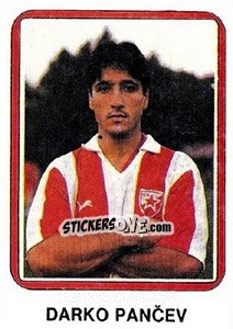 Sticker Darko Pancev - Fudbal 1990-1991 - Decje Novine