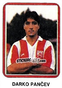 Sticker Darko Pancev - Fudbal 1990-1991 n. 17 - Decje Novine