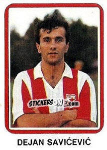 Sticker Dejan Savicevic - Fudbal 1990-1991 n. 19 - Decje Novine