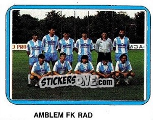 Cromo Team photo - Fudbal 1990-1991 - Decje Novine