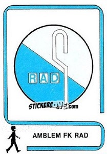 Sticker Emblem - Fudbal 1990-1991 n. 24 - Decje Novine