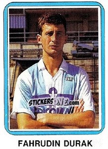 Cromo Fahrudin Durak - Fudbal 1990-1991 - Decje Novine