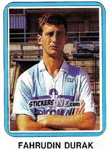Sticker Fahrudin Durak - Fudbal 1990-1991 n. 36 - Decje Novine