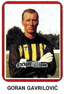 Figurina Goran Gavrilovic - Fudbal 1990-1991 n. 47 - Decje Novine