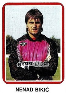 Figurina Nenad Bikic - Fudbal 1990-1991 n. 48 - Decje Novine