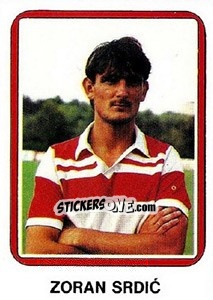 Figurina Zoran Srdic - Fudbal 1990-1991 n. 52 - Decje Novine