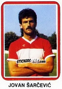 Figurina Jovan Sarcevic - Fudbal 1990-1991 n. 54 - Decje Novine