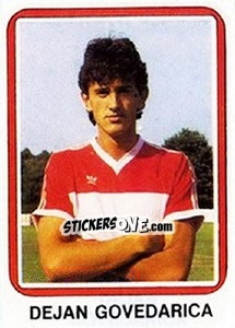 Sticker Dejan Govedarica - Fudbal 1990-1991 n. 55 - Decje Novine