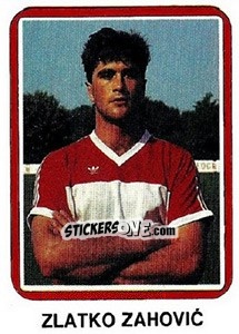 Sticker Zlatko Zahovic - Fudbal 1990-1991 n. 61 - Decje Novine