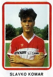 Figurina Slvako Komar - Fudbal 1990-1991 n. 64 - Decje Novine