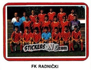 Sticker Team photo - Fudbal 1990-1991 n. 65 - Decje Novine
