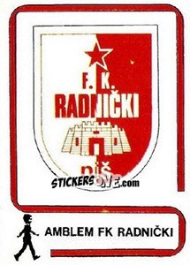 Sticker Emblem - Fudbal 1990-1991 n. 66 - Decje Novine