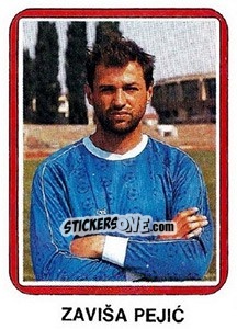 Figurina Zaviša Pejic - Fudbal 1990-1991 n. 68 - Decje Novine