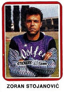 Figurina Zoran Stojanovic - Fudbal 1990-1991 n. 69 - Decje Novine