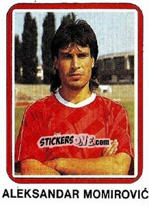Figurina Aleksandar Momirovic - Fudbal 1990-1991 n. 73 - Decje Novine