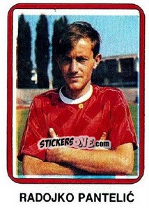 Figurina Radojko Pantelic - Fudbal 1990-1991 n. 79 - Decje Novine