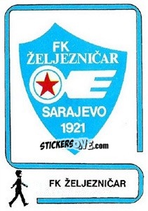 Sticker Emblem - Fudbal 1990-1991 n. 87 - Decje Novine