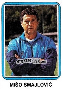 Sticker Mišo Smajlovic - Fudbal 1990-1991 n. 88 - Decje Novine