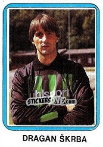 Sticker Dragan Škrba - Fudbal 1990-1991 n. 89 - Decje Novine