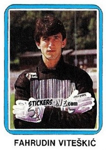 Sticker Fahrudin Viteškic - Fudbal 1990-1991 n. 90 - Decje Novine