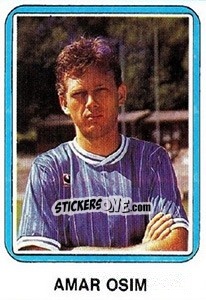 Sticker Amar Osim - Fudbal 1990-1991 n. 99 - Decje Novine