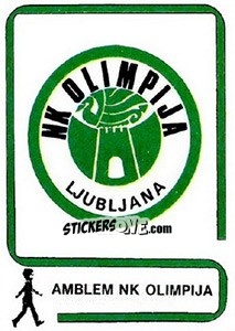 Sticker Emblem - Fudbal 1990-1991 n. 108 - Decje Novine