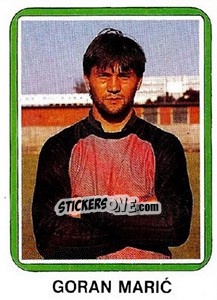 Sticker Goran Maric - Fudbal 1990-1991 n. 111 - Decje Novine
