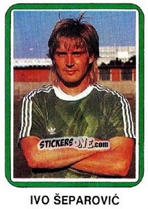 Sticker Ivo Šeparovic - Fudbal 1990-1991 n. 116 - Decje Novine