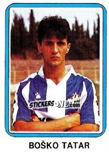 Figurina Boško Tatar - Fudbal 1990-1991 n. 138 - Decje Novine