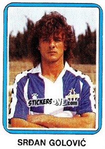 Figurina Srdan Golovic - Fudbal 1990-1991 n. 141 - Decje Novine