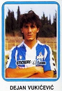 Figurina Dejan Vukicevic - Fudbal 1990-1991 n. 144 - Decje Novine