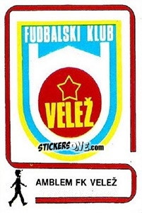 Sticker Emblem - Fudbal 1990-1991 n. 150 - Decje Novine
