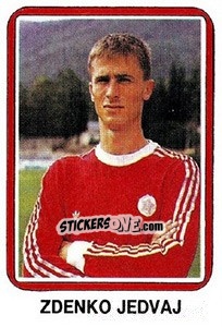 Figurina Zdenko Jedvaj - Fudbal 1990-1991 n. 156 - Decje Novine