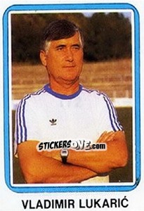 Figurina Vladimir Lukaric - Fudbal 1990-1991 n. 172 - Decje Novine