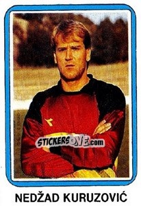 Figurina Nedžad Kuruzovic - Fudbal 1990-1991 n. 174 - Decje Novine