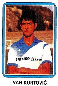 Sticker Ivan Kurtovic - Fudbal 1990-1991 n. 177 - Decje Novine