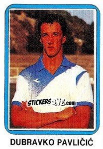 Cromo Dubravko Pavlicic - Fudbal 1990-1991 n. 178 - Decje Novine