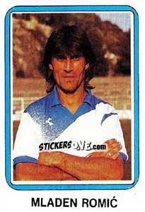 Figurina Mladen Romic - Fudbal 1990-1991 n. 179 - Decje Novine