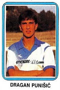 Sticker Dragan Punišic - Fudbal 1990-1991 n. 180 - Decje Novine