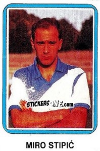 Figurina Miro Stipic - Fudbal 1990-1991 n. 182 - Decje Novine