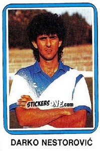 Figurina Darko Nestrovic - Fudbal 1990-1991 n. 187 - Decje Novine