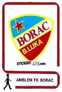 Sticker Emblem - Fudbal 1990-1991 n. 192 - Decje Novine