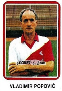 Figurina Vladimir Popovic - Fudbal 1990-1991 n. 193 - Decje Novine