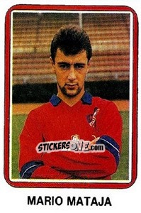 Cromo Mario Mataja - Fudbal 1990-1991 n. 199 - Decje Novine