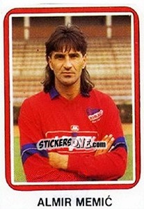 Figurina Almir Memic - Fudbal 1990-1991 n. 201 - Decje Novine