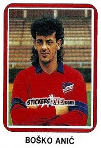 Sticker Boško Anic - Fudbal 1990-1991 n. 203 - Decje Novine
